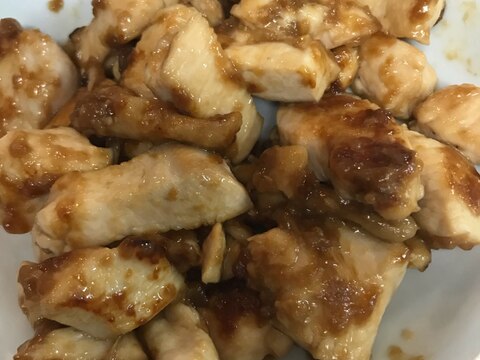 コロコロ可愛い鶏胸肉の生姜焼き